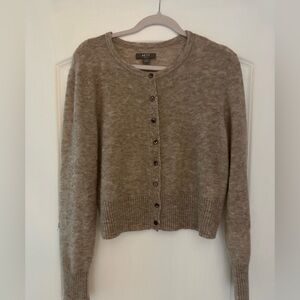 Wool blend AE77 Women’s cropped cardigan